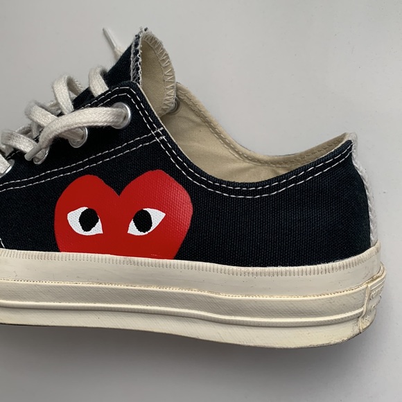 CONVERSE X COMME DES GARÇON PLAY Chuck Taylor '70 Sneakers - Picture 4 of 11